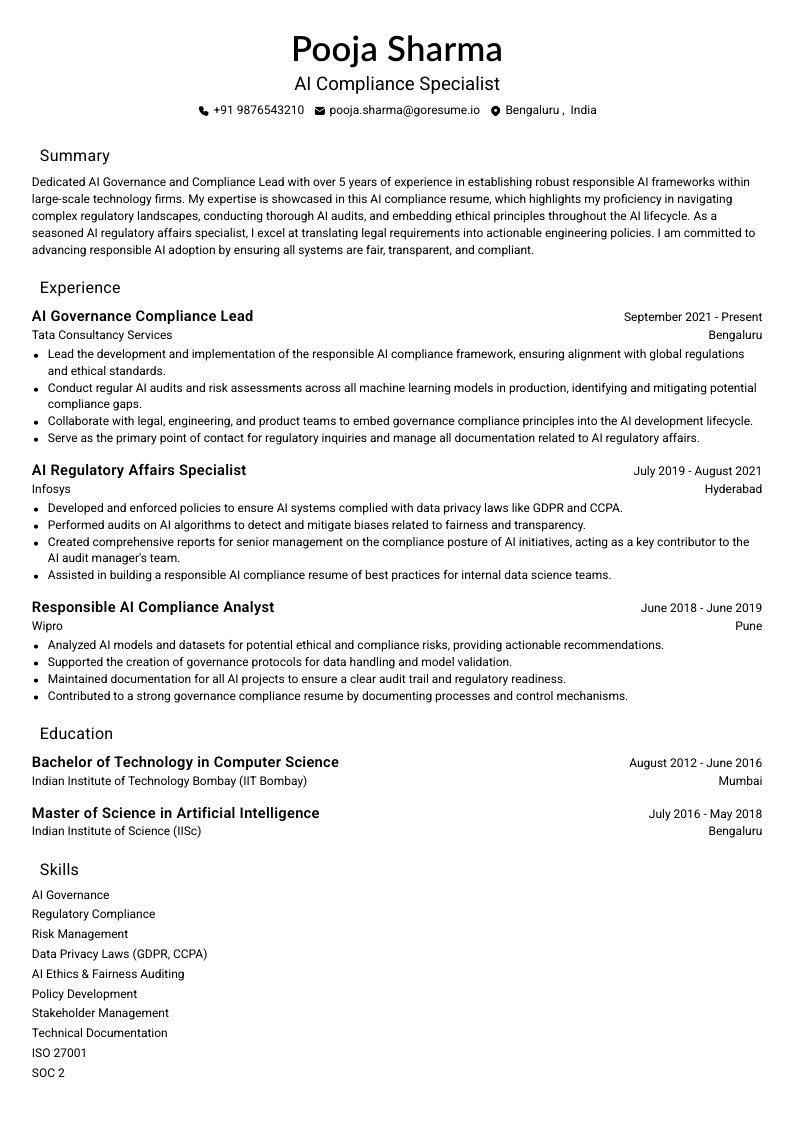 GoResume mobile editor preview