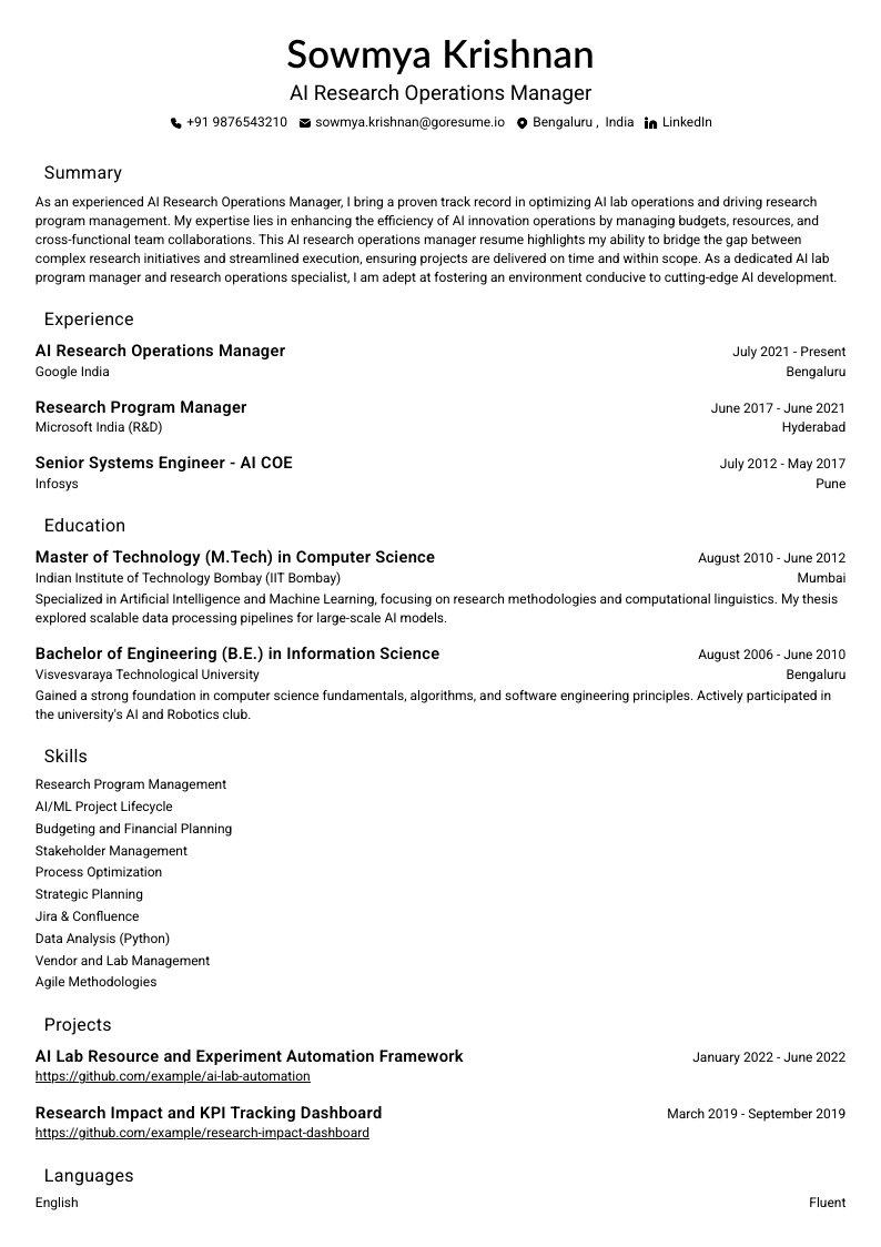 GoResume mobile editor preview