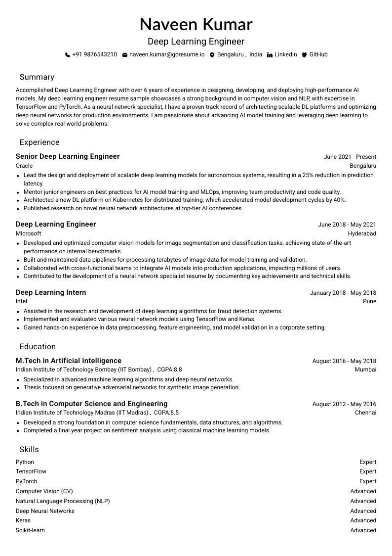GoResume mobile editor preview