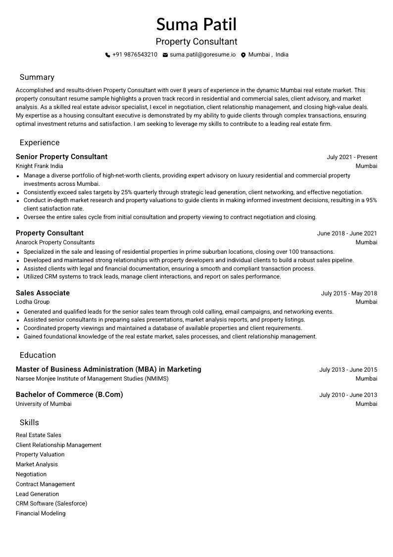 GoResume mobile editor preview