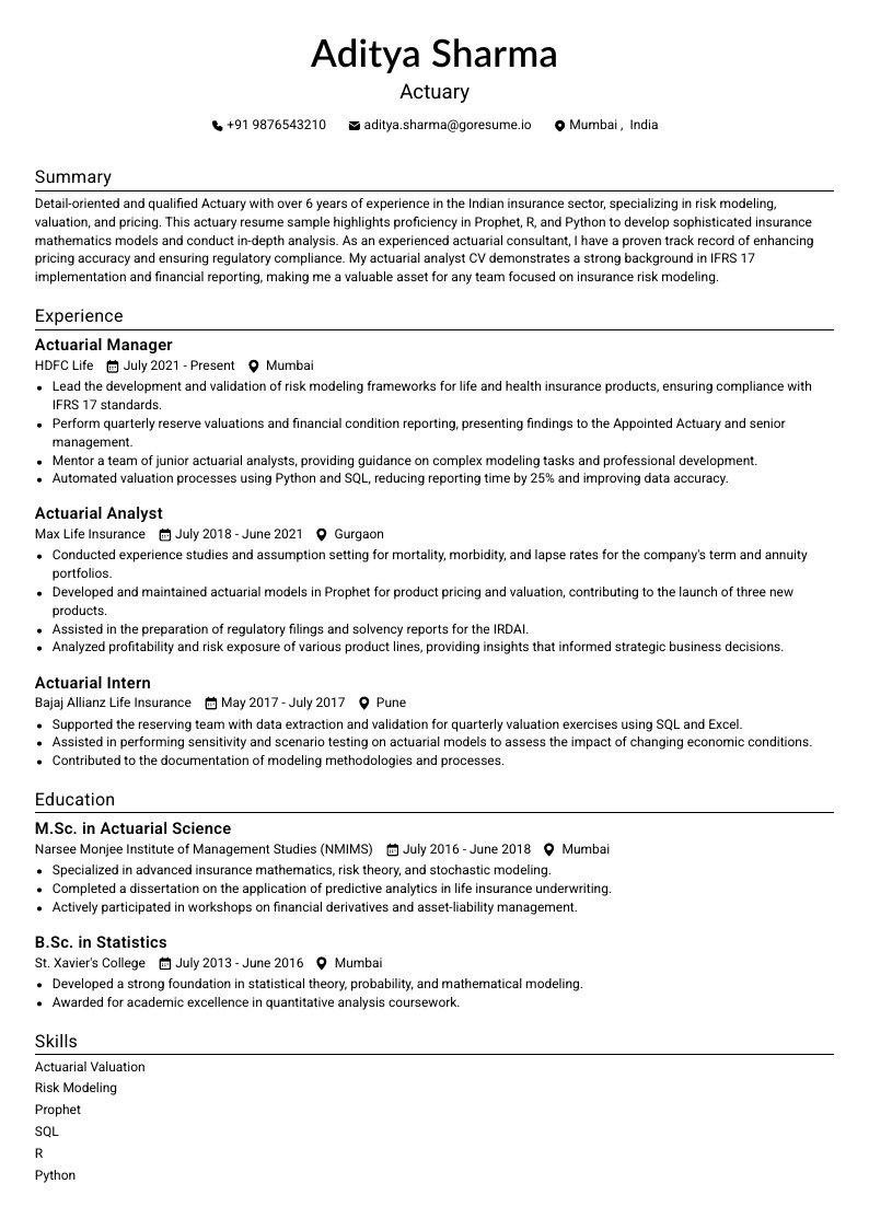 GoResume mobile editor preview