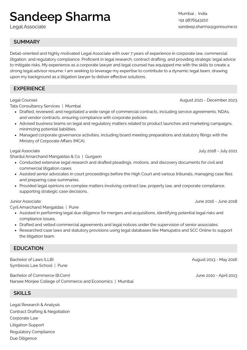 GoResume mobile editor preview