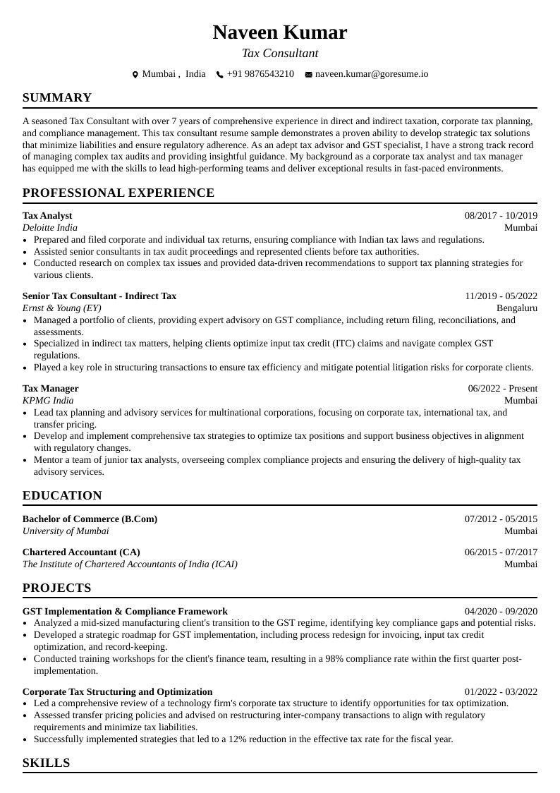 GoResume mobile editor preview