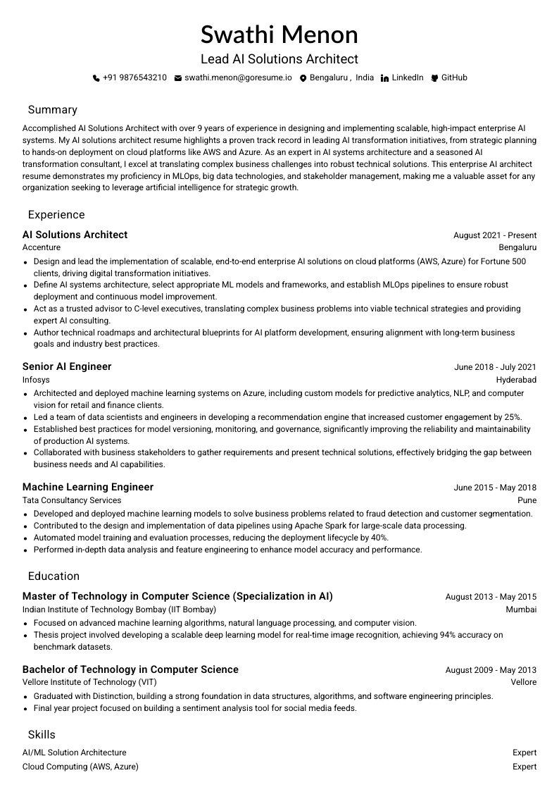 GoResume mobile editor preview