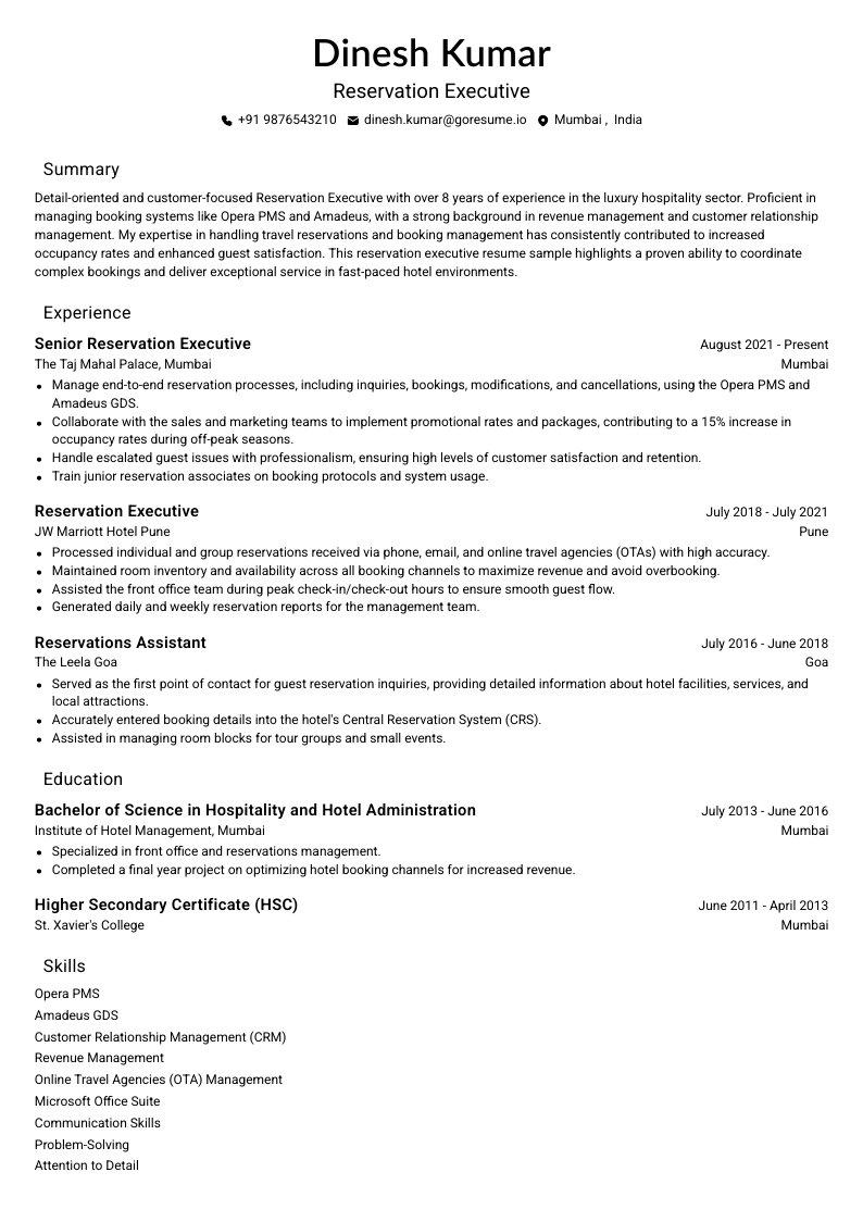 GoResume mobile editor preview