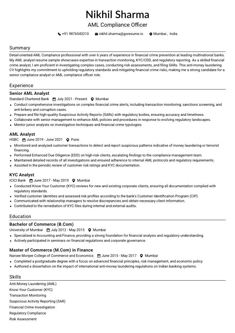 GoResume mobile editor preview