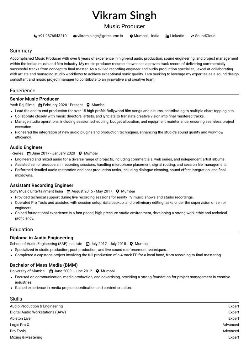 GoResume mobile editor preview
